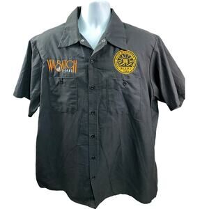 Wasatch & Squatters Beers Work Shirt – GK Team Wear – Gray – Size 26x31